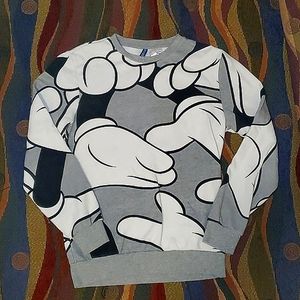 Divided H&M mens Disney Mickey Mouse sweatshirt